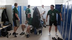 Gęsta atmosfera w szatni po meczu