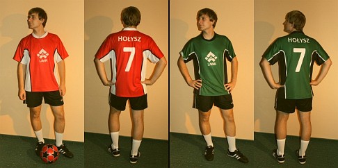 Oficjalna prezentacja koszulek na modelu