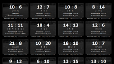 Wyniki - lista meczów